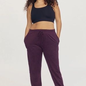 Girlfriend Collective Plum ReSet Jogger